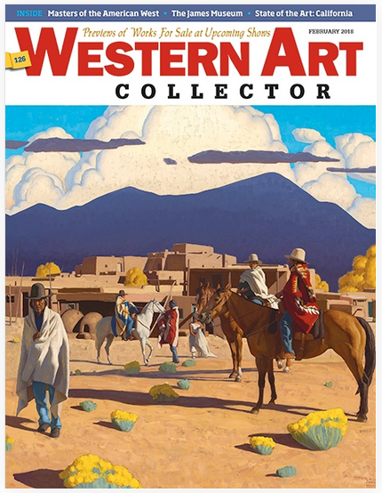 Logan Maxwell Hagege Featured on the Cover of Western Art